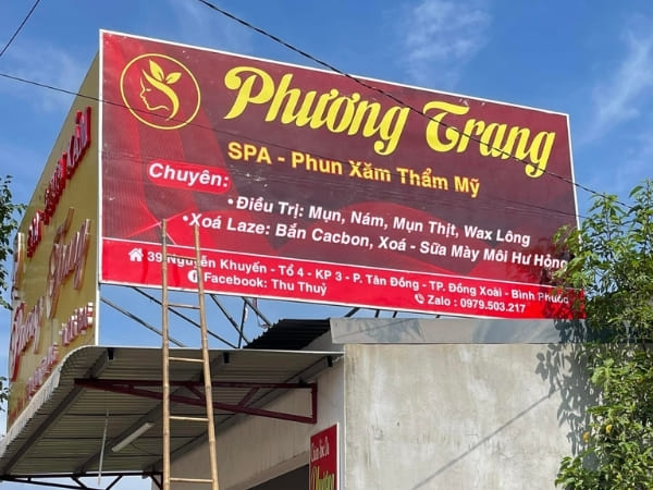 Thi công bảng hiệu Bình Phước